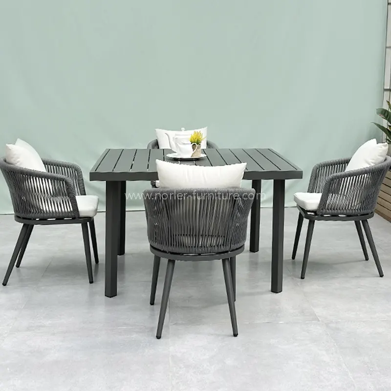 Bộ đồ ăn bằng nhôm ngoài trời thời trang