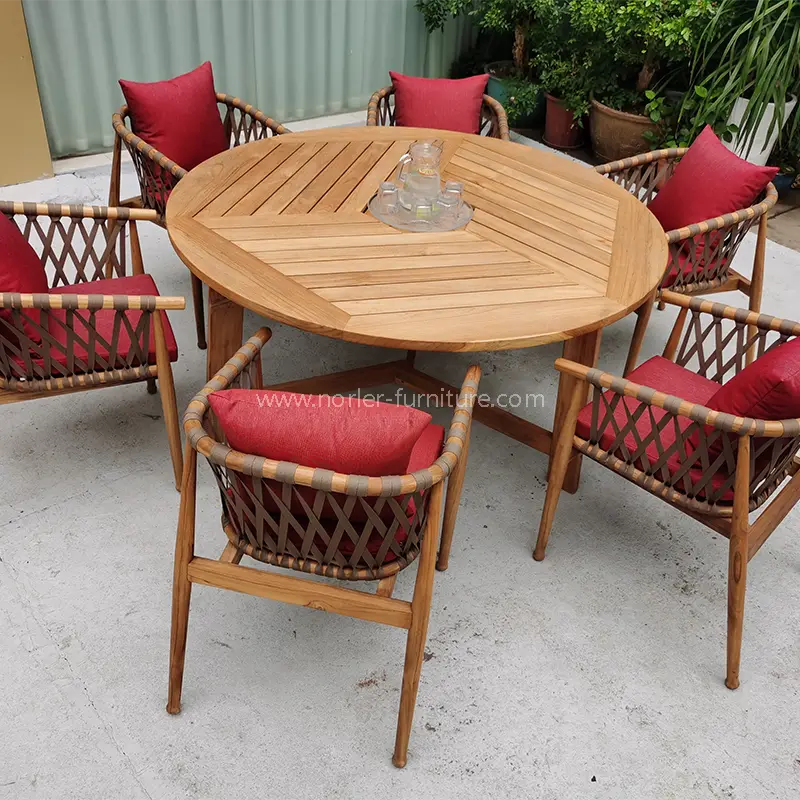 Bộ gỗ Teak ngoài trời cao cấp