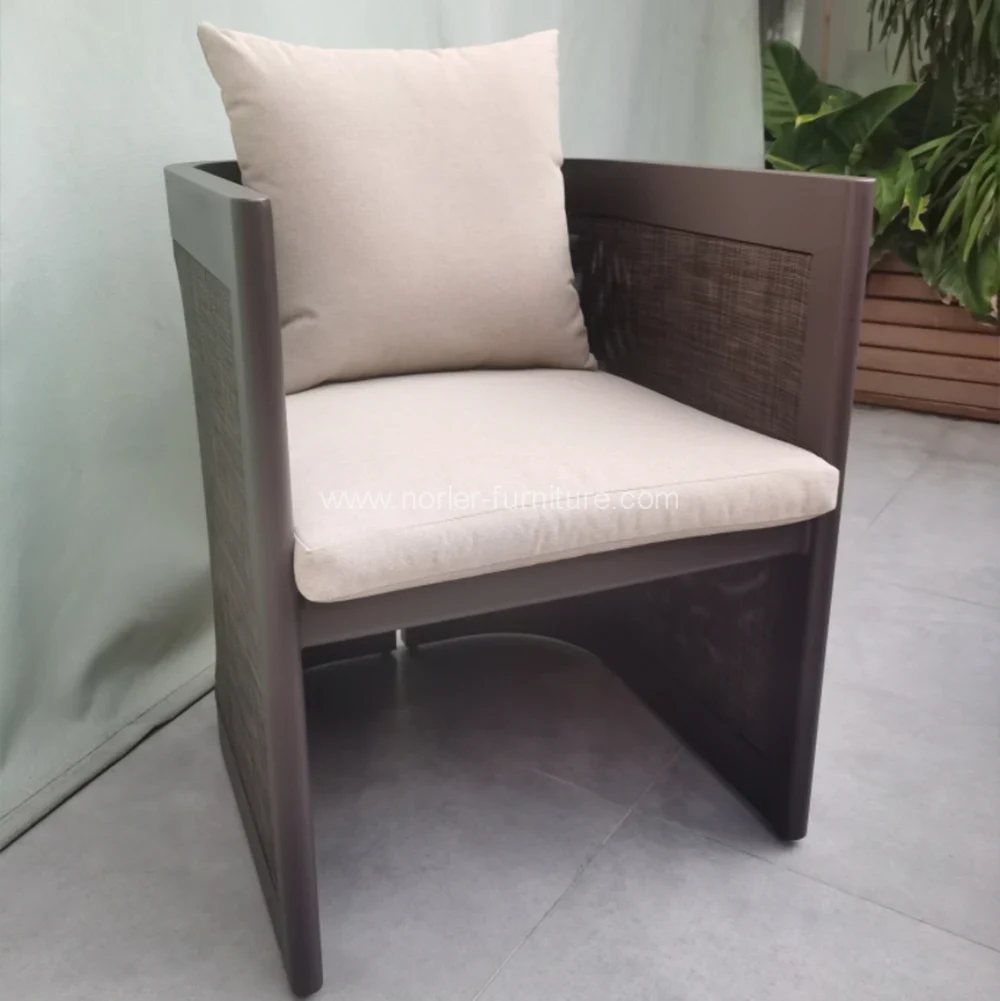 Outdoor Aluminum With Textilene Dining Set