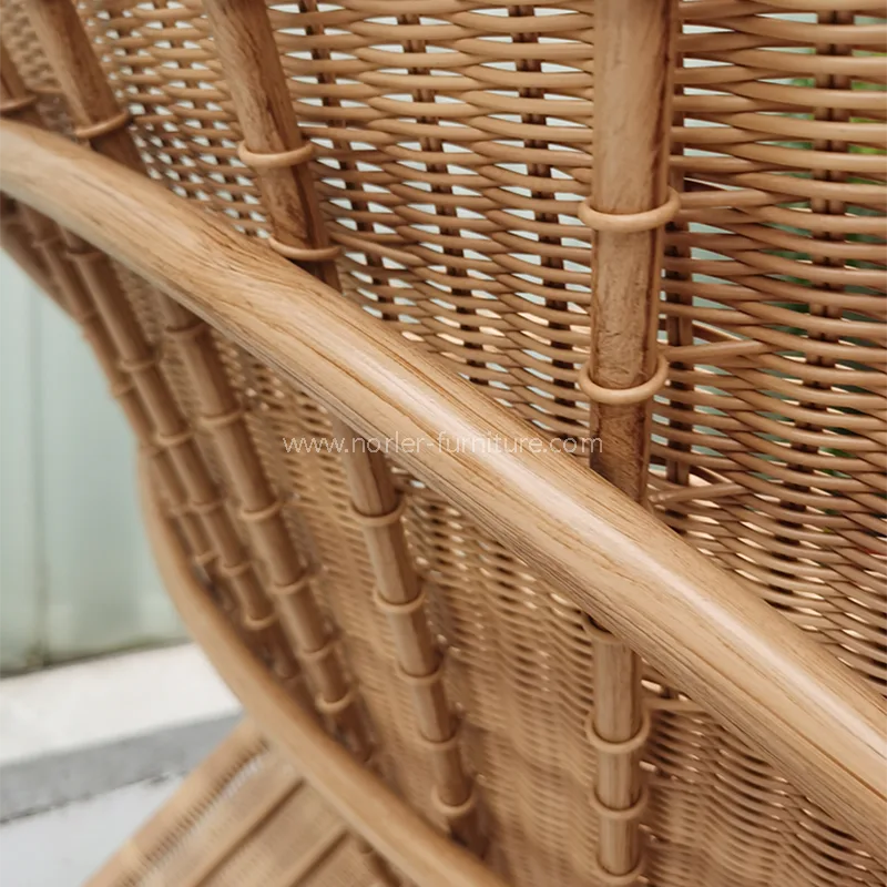 Ghế Rattan ngoài trời không thấm nước đơn giản hiện đại