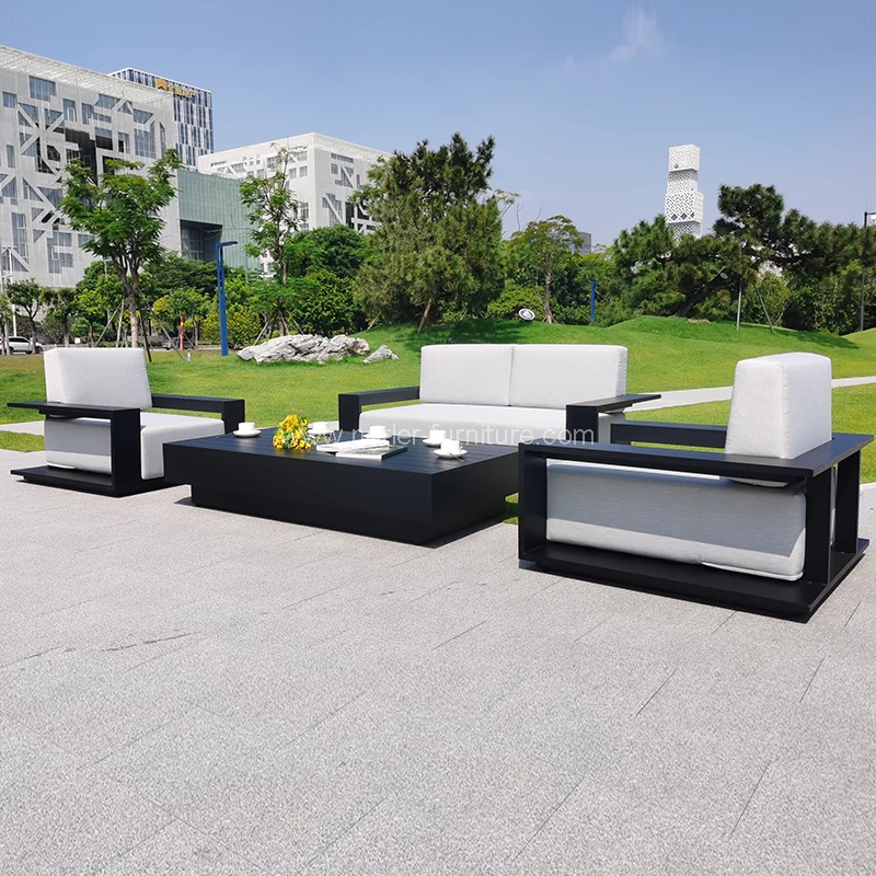 Mới nhất tất cả các khung nhôm màu đen sofa ngoài trời