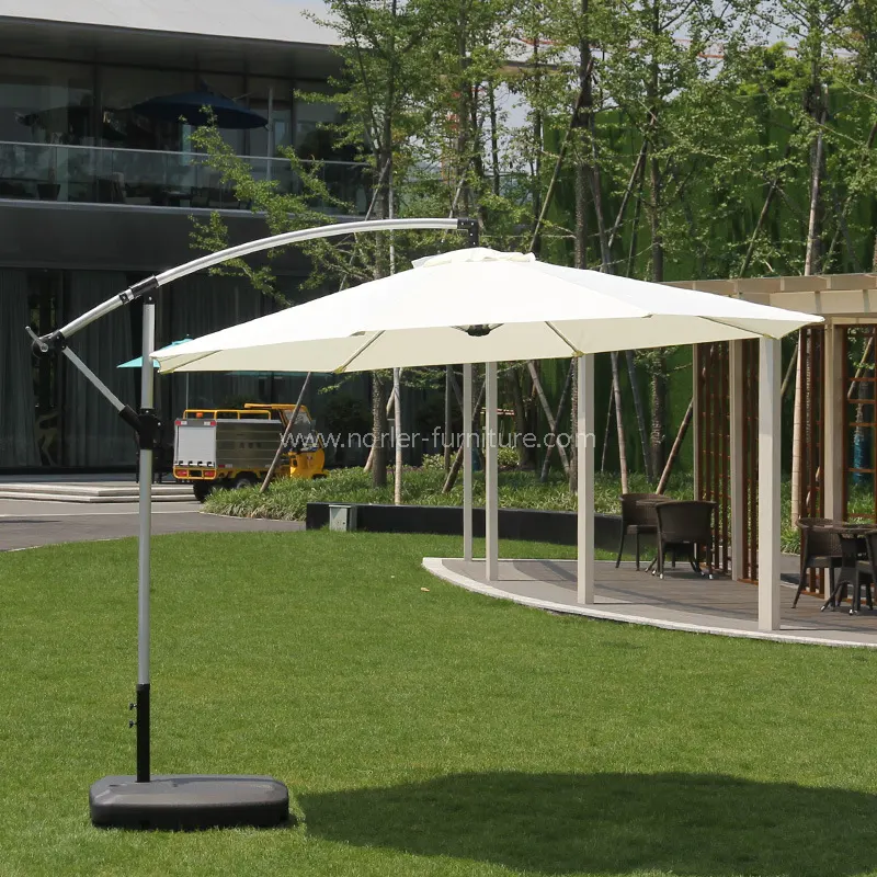 Parasol chuối hoàn toàn bằng nhôm ngoài trời