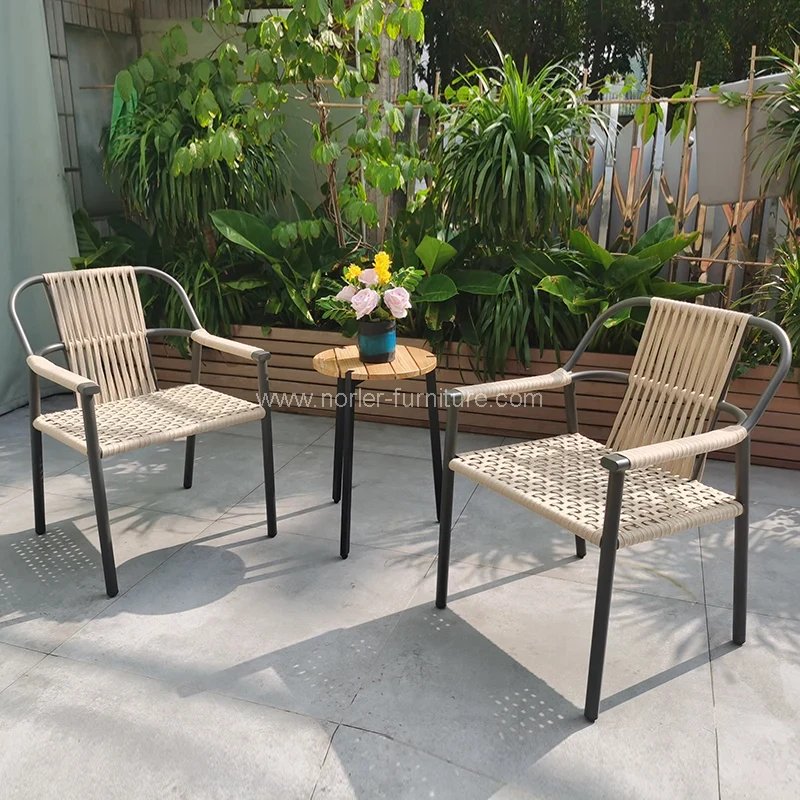 Bộ nhôm ngoài trời PE Rattan Balcony Set