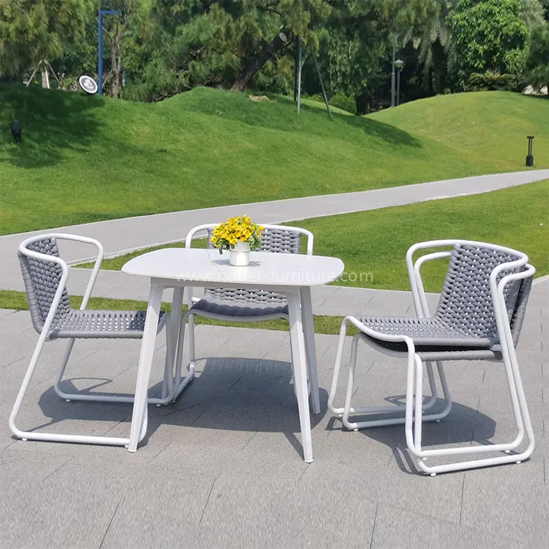 Bộ nhôm ngoài trời dệt ban công không thấm nước