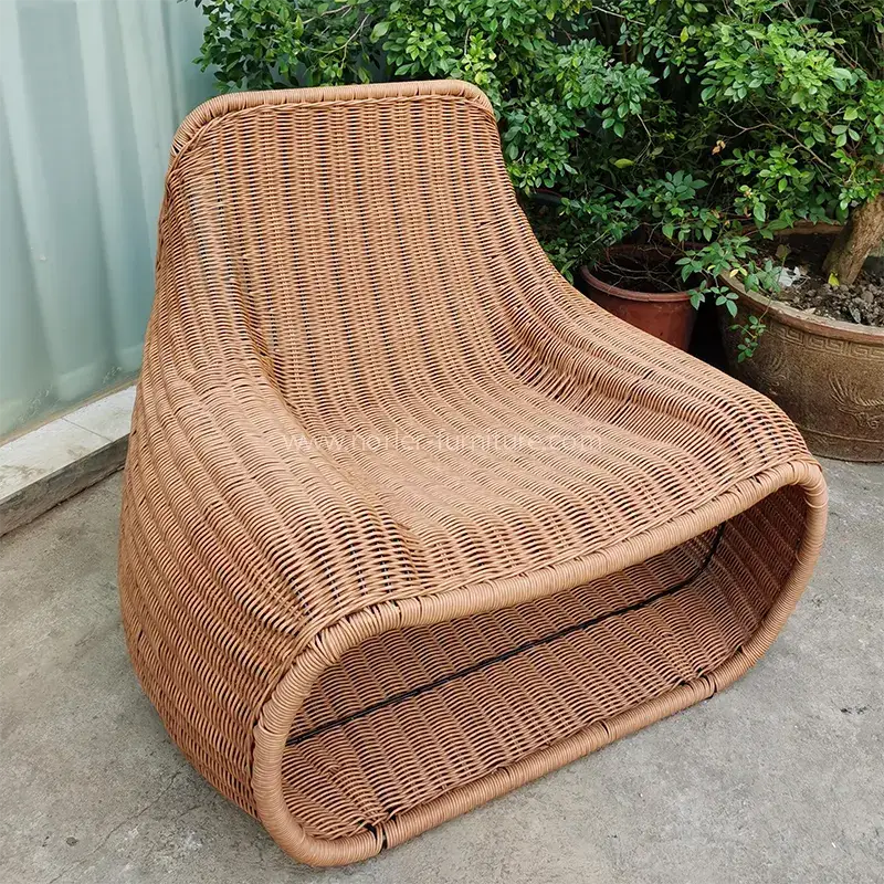 Sân trong sân ngoài trời Rattan Ghế giải trí