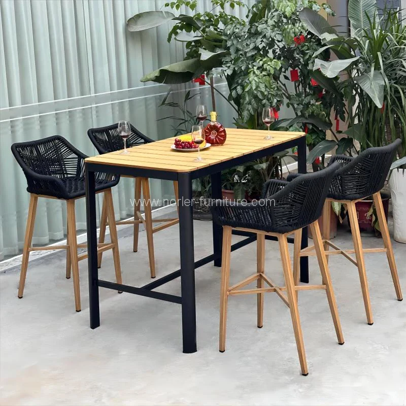 Bộ gỗ gỗ tếch ban công ngoài trời