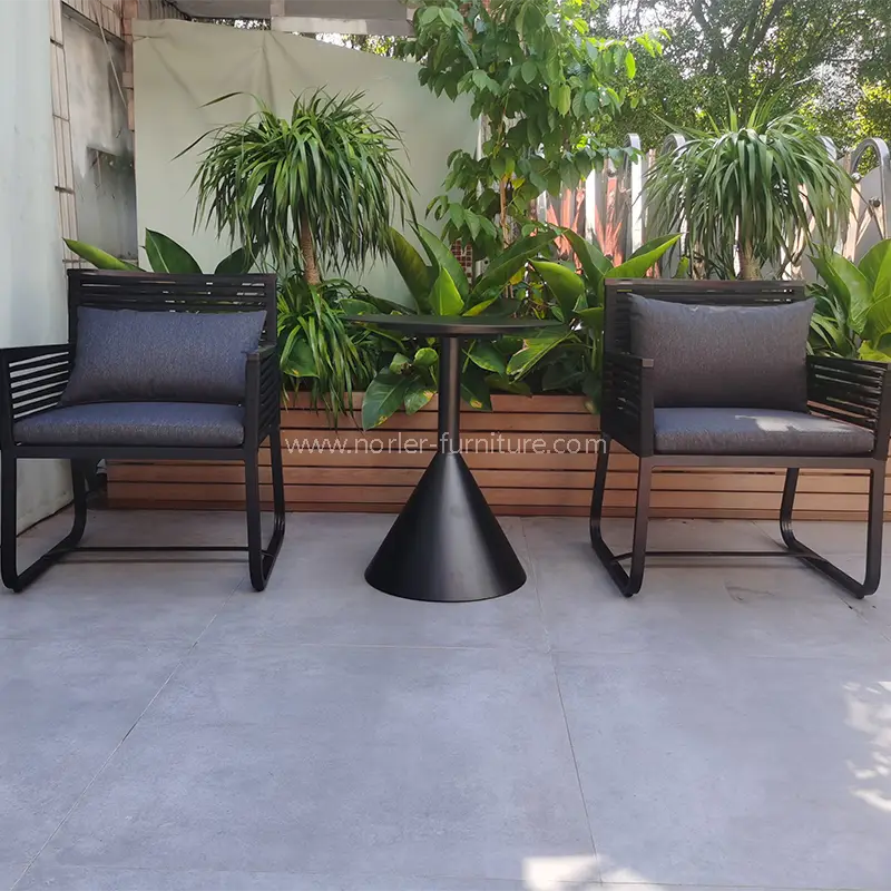 Thiết kế giải trí hiện đại ngoài trời Bộ nhôm có khung dây đeo Balcony