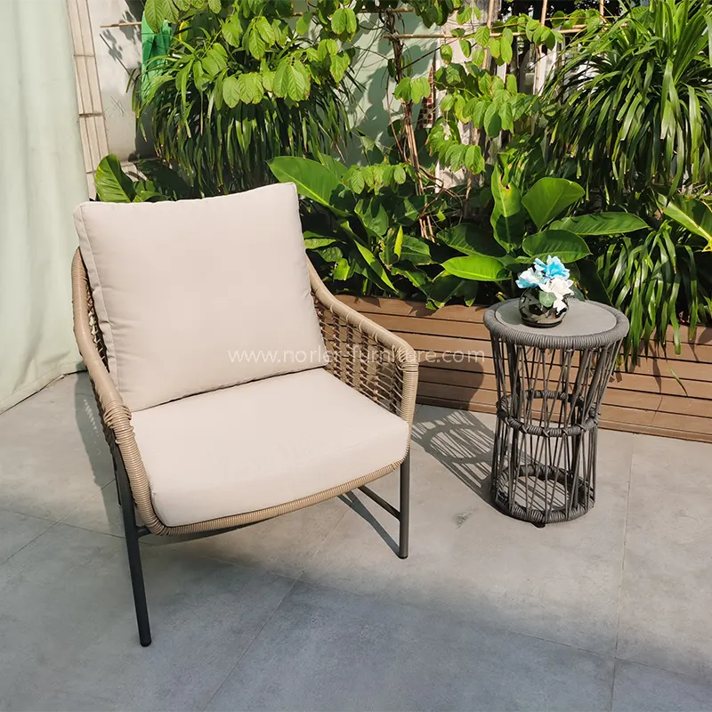 Bàn và ghế ngoài trời PE Rattan Garden