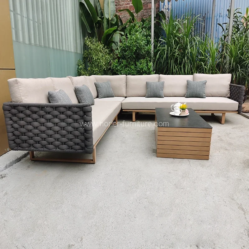 Sofa dây thừng ngoài trời quolity làm ở Trung Quốc